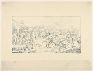 General Stuart's Raid to the White House (from Confederate War Etchings)