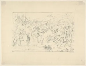 General Stuart's Return from Pennsylvania, from "Confederate War Etchings"