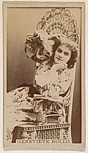 Genevieve Rollo, from the Actresses series (N245) issued by Kinney Brothers to promote Sweet Caporal Cigarettes by Kinney Brothers Tobacco Company