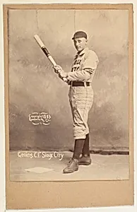 Genins, Center Field, Sioux City, from the series Old Judge Cigarettes by Goodwin & Company