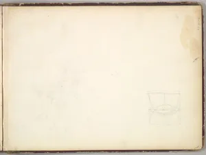 Geometrical Figure (in Sketch Book With Drawings on Twenty-six Leaves)