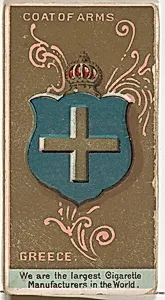 George I, King of Greece, from the Rulers, Flags, and Coats of Arms series (N126-2) issued by W. Duke, Sons & Co. by W. Duke, Sons & Co.