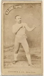 George La Blanche "The Marine", from the Celebrities and Prizefighters series (N174) for Old Judge Cigarettes