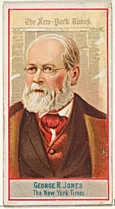 George R. Jones, The New York Times, from the American Editors series (N1) for Allen & Ginter Cigarettes Brands by Allen & Ginter
