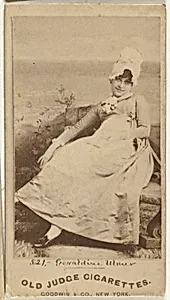 Geraldine Ulmer, from the Actors and Actresses series (N171) for Old Judge Cigarettes by Goodwin & Company