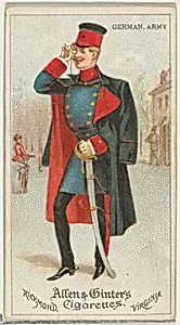 German, Army, from World's Dudes series (N31) for Allen & Ginter Cigarettes by Allen & Ginter