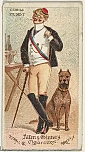 German Student, from World's Dudes series (N31) for Allen & Ginter Cigarettes by Allen & Ginter