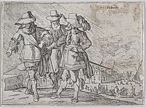 Germans, from a set of costume plates of different nations by Johann Wilhelm Baur