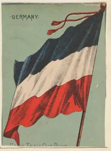 Germany, from the National Flags series (N195) issued by Wm. S. Kimball & Co.