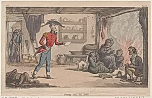 Getting into his Billet by Patrick Martin & Co|Thomas Rowlandson