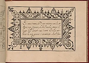 Ghirlanda: Di sei vaghi fiori scielti da piu famosi Giardini d'Italia, page 19 (recto) by Pietro Paulo Tozzi|Libraria del Giesu