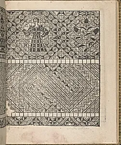 Giardineto novo di punti tagliati et gropposi per exercitio & ornamento delle donne (Venice 1554), page 7 (verso) by Lloyd, Wallis & Lloyd|Matteo Pagano