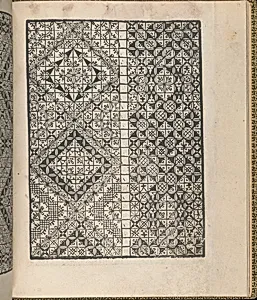 Giardineto novo di punti tagliati et gropposi per exercitio & ornamento delle donne (Venice 1554), page 17 (recto) by Lloyd, Wallis & Lloyd|Matteo Pagano