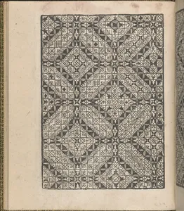 Giardineto novo di punti tagliati et gropposi per exercitio & ornamento delle donne (Venice 1554), page 16 (verso)