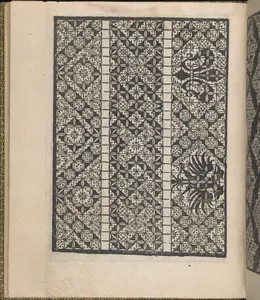 Giardineto novo di punti tagliati et gropposi per exercitio & ornamento delle donne (Venice 1554), page 19 (verso)