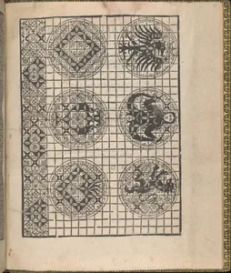 Giardineto novo di punti tagliati et gropposi per exercitio & ornamento delle donne (Venice 1554), page 24 (recto)