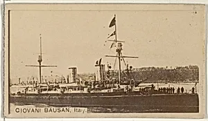 Giovani Bausan, Italy, from the Famous Ships series (N50) for Virginia Brights Cigarettes by Allen & Ginter