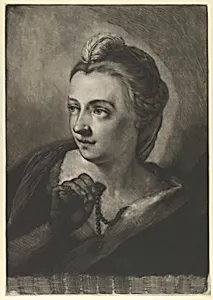 Girl Holding Up Her Necklace