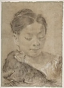 Girl with a Hen