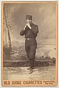 Gleason, Pitcher, Philadelphia, from the series Old Judge Cigarettes by Goodwin & Company