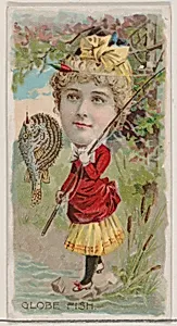 Globe Fish, from the series Fishers and Fish (N74) for Duke brand cigarettes by W. Duke, Sons & Co.|Knapp & Company