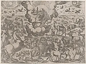 God Creating the Animals by Antonio Tempesta