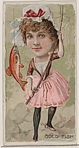 Goldfish, from the series Fishers and Fish (N74) for Duke brand cigarettes by W. Duke, Sons & Co.|Knapp & Company