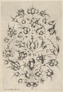 Goldsmiths' Bouquet, from Livre de Toutes Sorte de Feuilles Pour Servir a l'Art d'Orfeburie