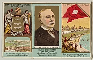 Governor Green, New Jersey, from "Governors, Arms, Etc." series (N133-2), issued by Duke Sons & Co. by W. Duke, Sons & Co.