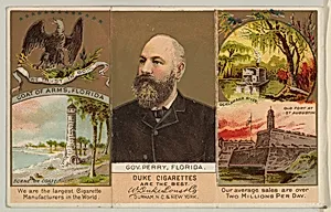 Governor Perry, Florida, from "Governors, Arms, Etc." series (N133-2), issued by Duke Sons & Co. by W. Duke, Sons & Co.