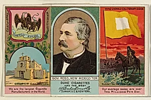 Governor Ross, New Mexico Territory, from "Governors, Arms, Etc." series (N133-2), issued by Duke Sons & Co. by W. Duke, Sons & Co.