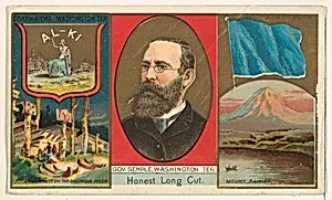Governor Semple, Washington Territory, from "Governors, Arms, Etc." series (N133-1), issued by Duke Sons & Co. by W. Duke, Sons & Co.