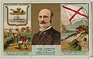Governor Taylor, Tennessee, from "Governors, Arms, Etc." series (N133-2), issued by Duke Sons & Co. by W. Duke, Sons & Co.