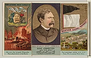 Governor Wilson, West Virginia, from "Governors, Arms, Etc." series (N133-2), issued by Duke Sons & Co. by W. Duke, Sons & Co.