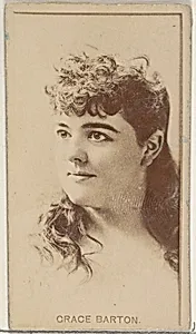 Grace Barton, from the Actors and Actresses series (N45, Type 8) for Virginia Brights Cigarettes by Allen & Ginter