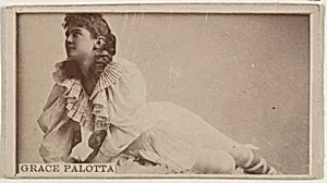 Grace Palotta, from the Actresses series (N245) issued by Kinney Brothers to promote Sweet Caporal Cigarettes by Kinney Brothers Tobacco Company