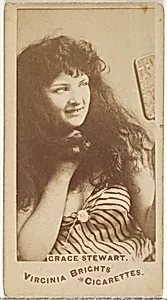 Grace Stewart, from the Actors and Actresses series (N45, Type 1) for Virginia Brights Cigarettes by Allen & Ginter