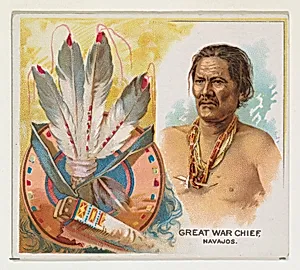 Great War Chief, Navajos, from the American Indian Chiefs series (N36) for Allen & Ginter Cigarettes by Allen & Ginter