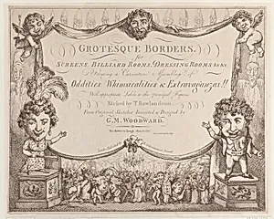 Grotesque Borders for Screens, Billiard Rooms, Dressing Rooms, &c &c by Rudolph Ackermann, London|George Murgatroyd Woodward|Thomas Rowlandson