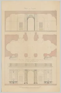 Grotto from the Gardens of the Farnese Palace at Caprarola, Preparatory Study for the 'Oeuvres Complètes de Jacques Barozzi de Vignole'