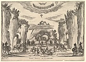 Grotto scene with Vulcan, from 'The marriage of the gods' (Le nozze degli Dei) by Stefano della Bella