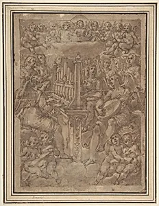Group of Angel Musicians by Avanzino Nucci