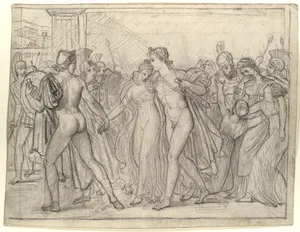 Group of studies for "Castor and Pollux Freeing Helen"