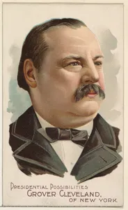 Grover Cleveland of New York, from the Presidential Possibilities series (N124) issued by Duke Sons & Co. to promote Honest Long Cut Tobacco