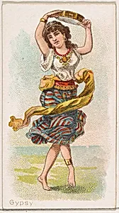 Gypsy Dancer, from the Dancing Women series (N186) issued by Wm. S. Kimball & Co. by William S. Kimball & Company