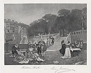 Haddon Hall by George Barrie|Ignacio de León y Escosura