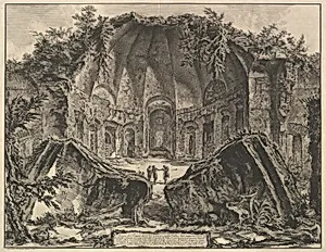 Hadrian's Villa: The Canopus (Avanzi del Tempio Dio Canopo nella Villa Adriana in Tivoli) by Giovanni Battista Piranesi