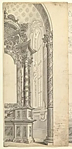 Halved Design for an Altar