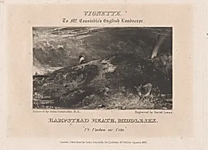 Hampstead Heath by David Lucas|John Constable