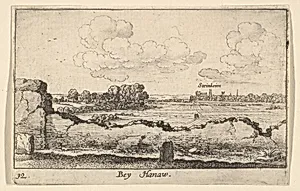 Hanau by Wenceslaus Hollar|Abraham Hogenberg